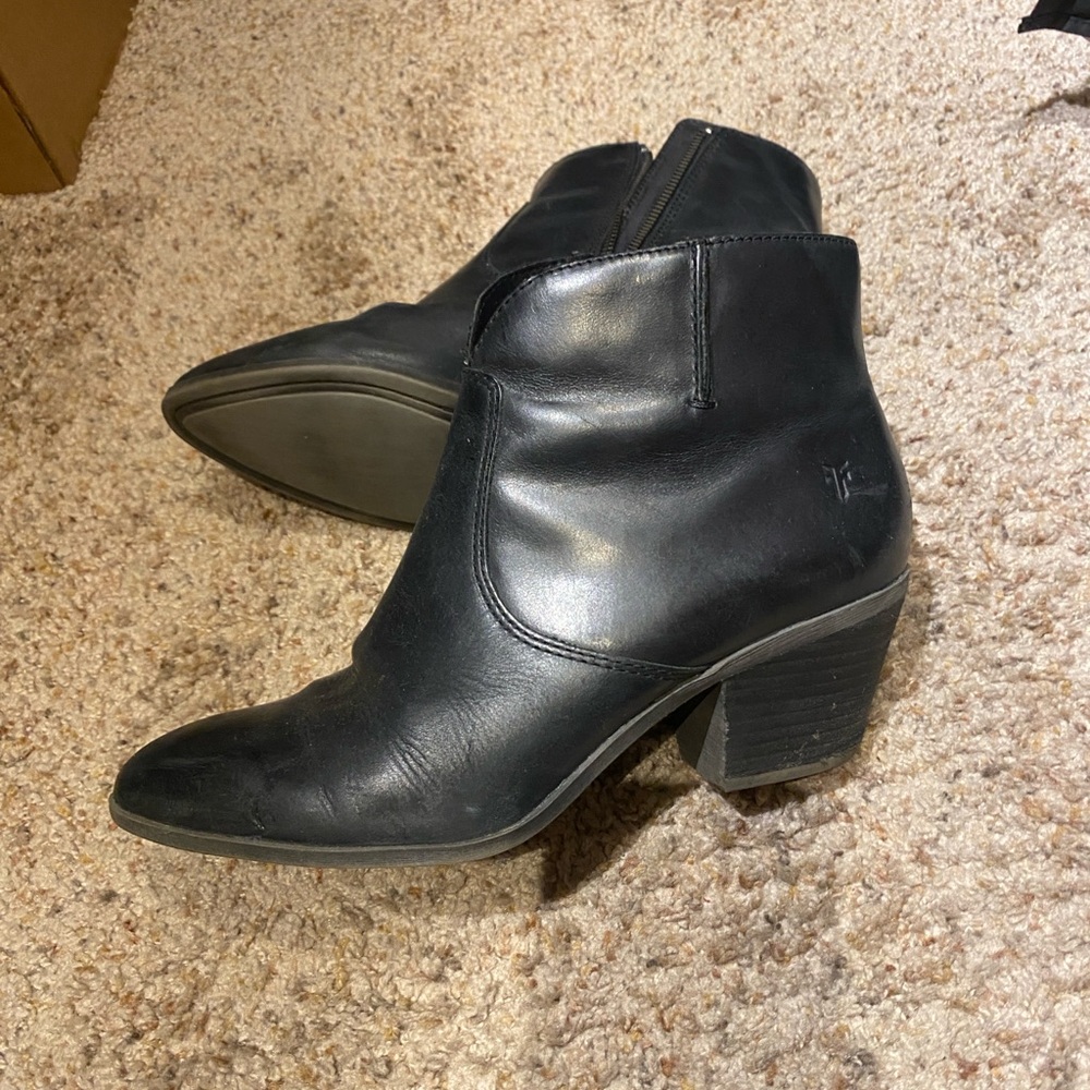 Frye Black Ankle Boots